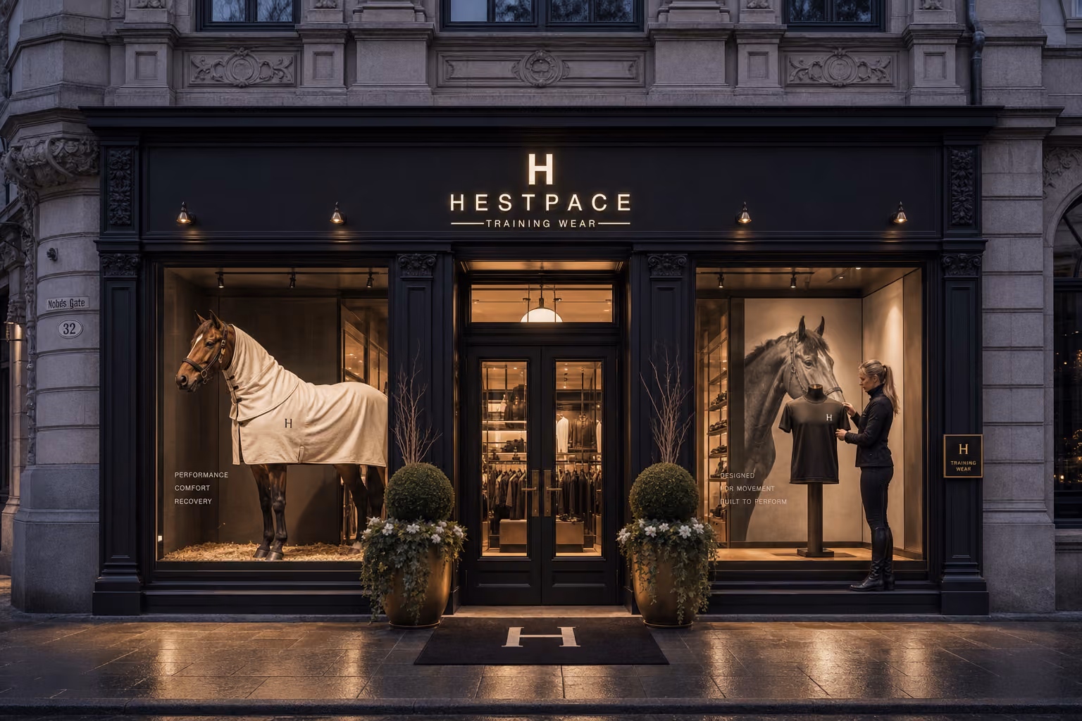 The Hestpace boutique on Nobels gate, Frogner, Oslo