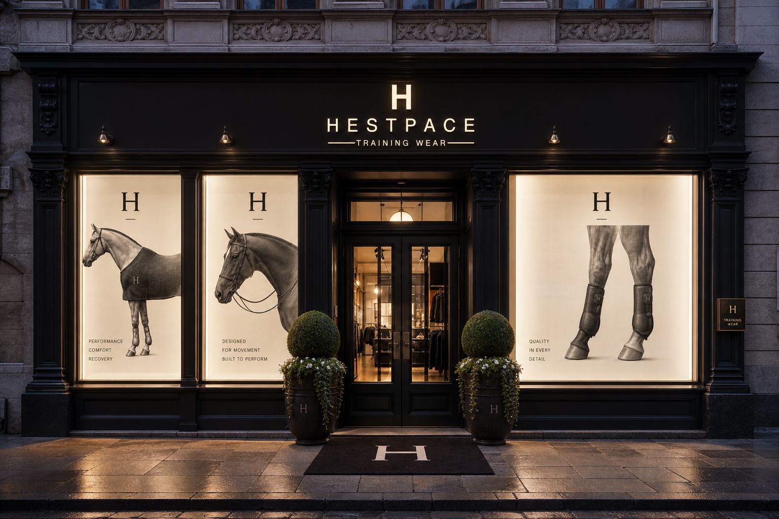 The Hestpace flagship boutique in Mayfair, London